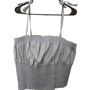 NWT Danielle Bernstein cropped tie top size 2X